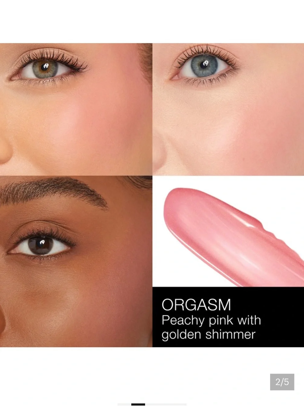 New! NARS Afterglow Liquid Blush, Orgasm